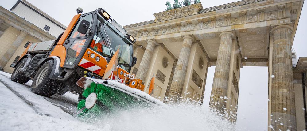 Schneeräumen ist was für Profis.