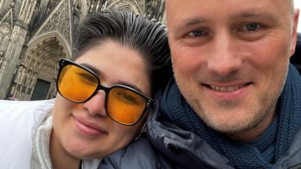 Sareh Sedighi-Hamadani und Sven Lehmann, Queerbeauftragter der Bundesregierung. 