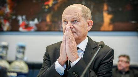 Bundeskanzler Olaf Scholz (SPD).