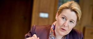 Franziska Giffey (SPD), Berliner Senatorin für Wirtschaft, Energie und Betriebe, spricht im dpa-Interview.