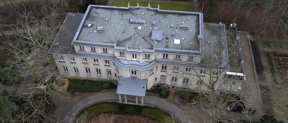 Das Haus der Wannseekonferenz: Hier schmiedeten die von Adolf Hitler geführten Nazis am 20. Januar 1942 Pläne zur Vernichtung der jüdischen Bevölkerung Europas.