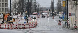 Der Umbau des Leipziger Dreiecks soll sich noch bis mindestens Ende 2025 ziehen. 