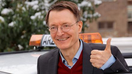 Bundesgesundheitsminister Karl Lauterbach am 16.01.24 in Berlin.