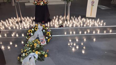 Würdevolle Atmosphäre beim Gedenkgottesdienst.