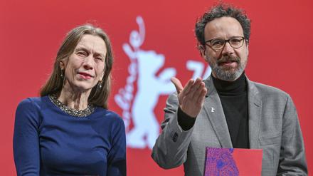 Treten noch ein letztes Mal gemeinsam für das Kino an: das Berlinale-Leitungsduo Mariette Rissenbeek und Carlo Chatrian.