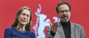 Treten noch ein letztes Mal gemeinsam für das Kino an: das Berlinale-Leitungsduo Mariette Rissenbeek und Carlo Chatrian.