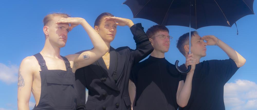 Die Berliner Band Ja, Panik mit Sänger Andreas Spechtl (rechts).