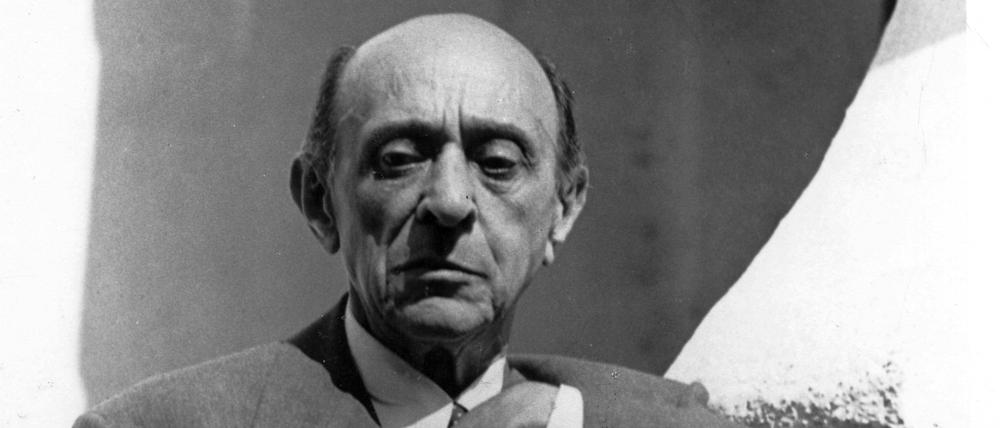Arnold Schöenberg, österreichischer Komponist (1874-1951). 
