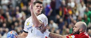 Sebastian Heymann und seine deutschen Teamkollegen zeigten sich gegen Ungarn gerade offensiv deutlich verbessert.