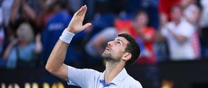 Geschafft. Novak Djokovic ist im Halbfinale.