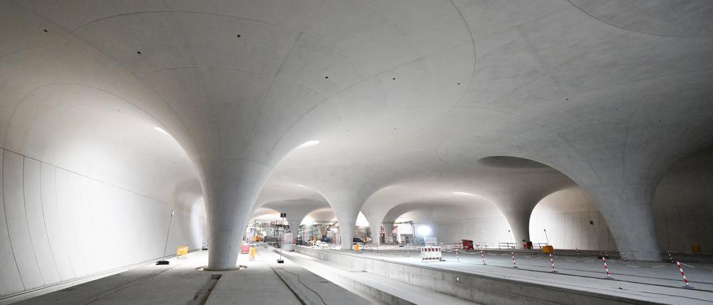 Durch den neuen Tiefbahnhof in Stuttgart sollen die Züge mithilfe digitaler Technik fahren.