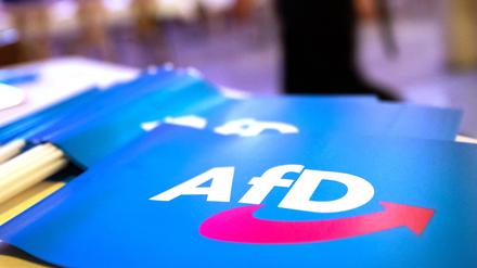 AfD-Flaggen.