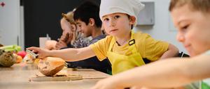 Im Kindermuseum unterm Dach lernen, was gesunde Ernährung bedeutet.