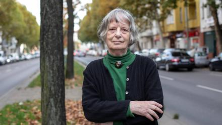 Elke Erb in ihrem Berliner Heimatbezirk, dem Wedding. 