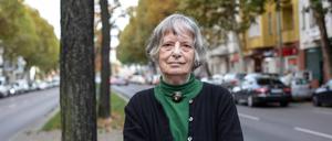Elke Erb in ihrem Berliner Heimatbezirk, dem Wedding. 
