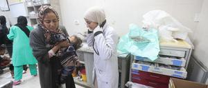 Nasser-Klinik in Chan Junis: Durchfallerkrankungen sind seit Kriegsausbruch im Oktober bei Kindern auf das 20-Fache gestiegen.