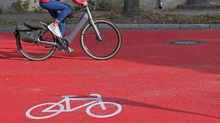 In Potsdam gibt es fünf Fahrradstraßen, in denen Radler Vorrang haben. 