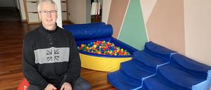 Vereinschef Michael Wiesemann-Wagenhuber im Familienzentrum.