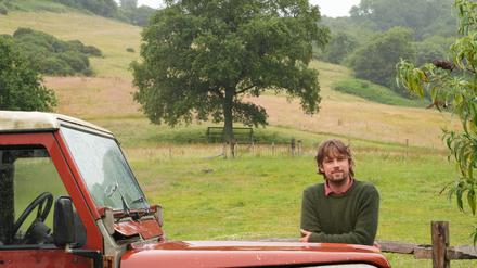 Julius Roberts auf seiner Farm in Dorset.