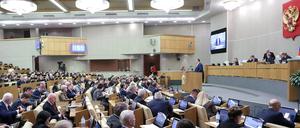 Die russische Duma will Kriegskritiker enteignen lassen. 