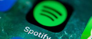 Die App des Musikdienstes Spotify.