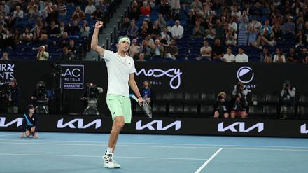 Starke Leistung. Alexander Zverev war gegen Carlos Alcaraz der klar bessere Spieler.