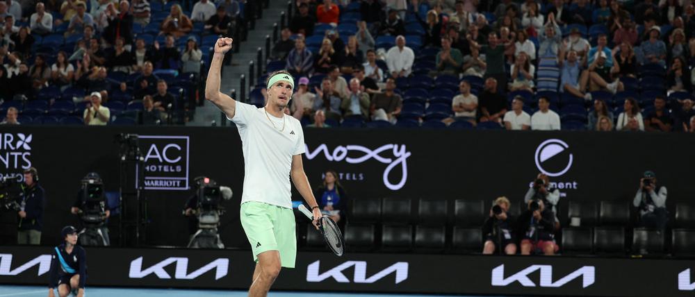 Starke Leistung. Alexander Zverev war gegen Carlos Alcaraz der klar bessere Spieler.