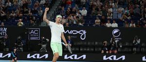 Starke Leistung. Alexander Zverev war gegen Carlos Alcaraz der klar bessere Spieler.