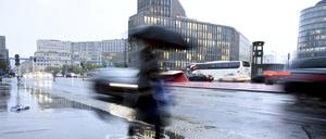 Starker Wind mit bis zu 70 Stundenkilometer in Berlin.