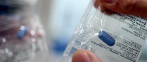 In einem solchem Blister werden die Medikamente für HIV-Vorbeugung (PrEP, Prä-Expositions-Prophylaxe) mit Tabletten ausgegeben. 