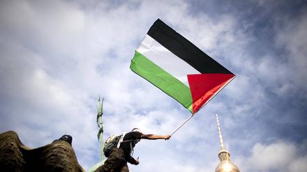 Palestine Solidarity Demonstration Deu, Deutschland, Germany, Berlin.
