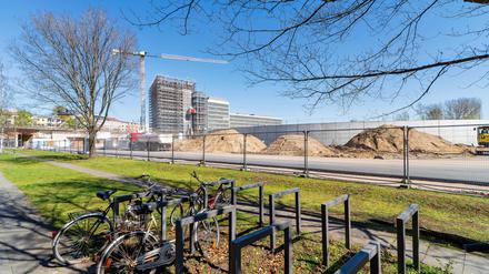 Berlin,Deutschland,Baustelle Erweiterungsbau am Bundeskanzleramt / Erweiterungsbau des Bundesministeriums.