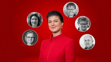 Sahra Wagenknecht und ihre Mitstreiterinnen und Mitstreiter.