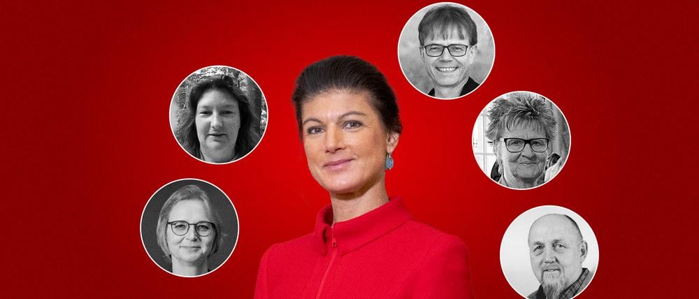 Sahra Wagenknecht und ihre Mitstreiterinnen und Mitstreiter.