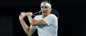 Mit Herz und Zunge. Alexander Zverev spielt in Australien so gut wie lange nicht. 