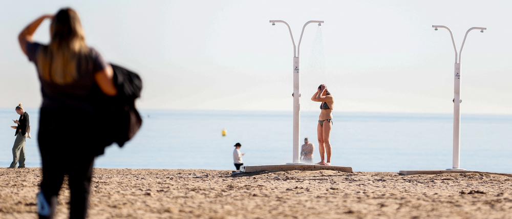 In Valencia herrscht im Januar Strandwetter.