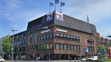 Der Karstadt in der Müllerstraße in Berlin-Wedding vor der Schließung.