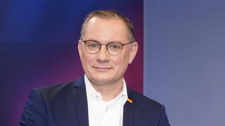 Tino Chrupalla in der ARD-Talkshow maischberger im Studio Berlin Adlershof. Berlin, 23.01.2024 *** Tino Chrupalla on the ARD talk show maischberger in Studio Berlin Adlershof Berlin, 23 01 2024 Foto:xT.xBartillax/xFuturexImagex maischberger2301_4117