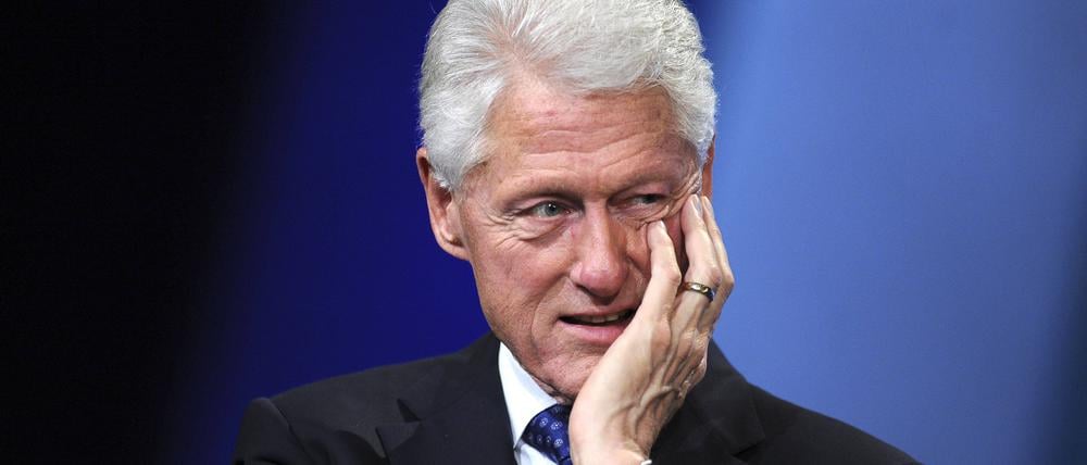 Bill Clinton bei der Abschlussveranstaltung der Clinton Global Initiative 2015 im Hotel Sheraton Times Square. 