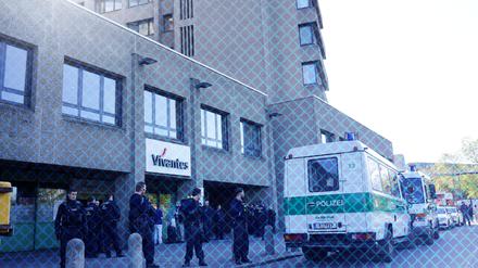 Clan-Einsatz der Polizei im Urban-Krankenhaus im Jahr 2020.