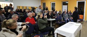 Die Bürgerversammlung in Neu Fahrland am vergangenen Donnerstag