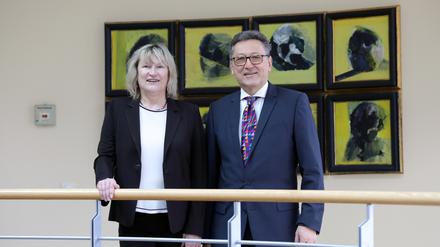 Gabriele Köntopp und Miloš Stefanović, Geschäftsführer der Bürgschaftsbank. 
