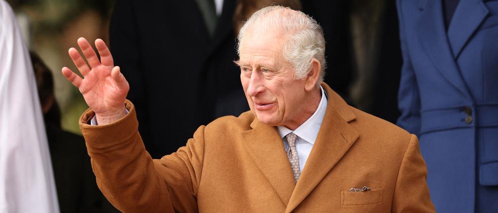 König Charles III. am 25. Dezember 2023.