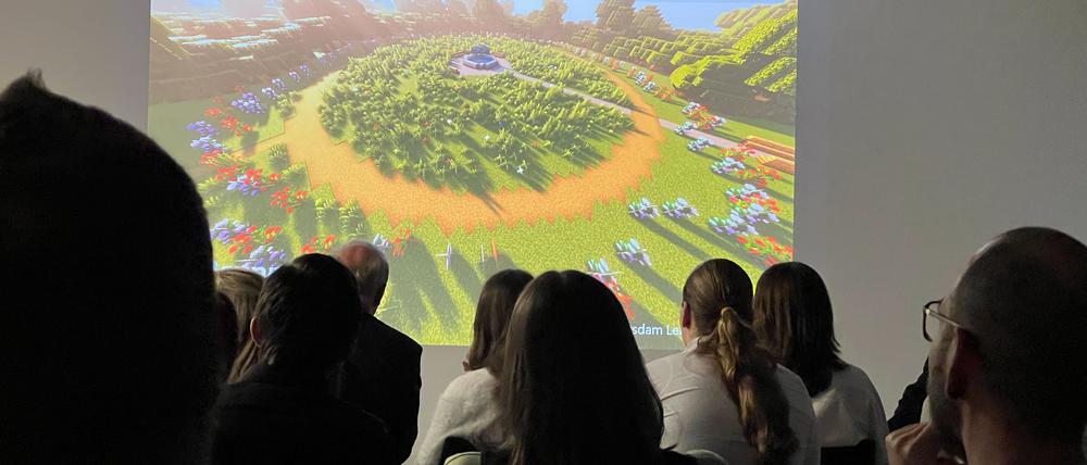 Der große Zentralpark wurde in Minecraft visualisiert.