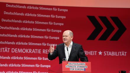 Bundeskanzler Olaf Scholz mahnte zuletzt eindringlich für mehr Ukraine-Hilfe. 