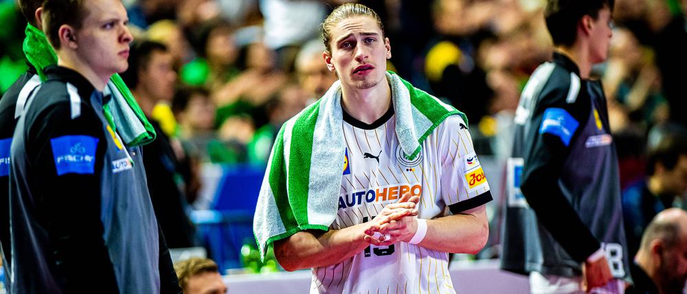 Gemischte Gefühle bei Juri Knorr und den deutschen Handballern nach Platz vier bei der Heim-EM.