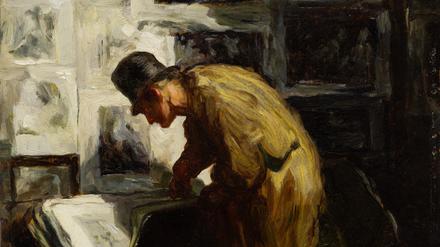 Honoré Daumier (1808–1879)L’Amateur d’estampes (Der Grafikliebhaber), um 1860–62.