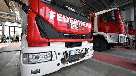 Potsdam, 16.01.2024, Lokales,
Feuerwehr Potsdam, Feuerwehrfahrzeug, Symbolfoto, Genrebild,
Foto: Ottmar Winter PNN
