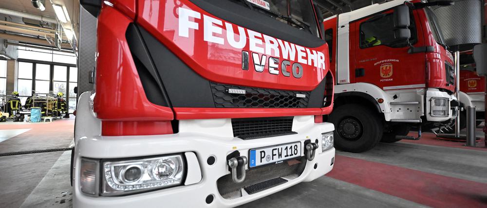Potsdam, 16.01.2024, Lokales,
Feuerwehr Potsdam, Feuerwehrfahrzeug, Symbolfoto, Genrebild,
Foto: Ottmar Winter PNN