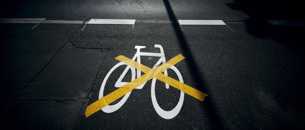 Der Ausbau des Radverkehrsnetzes in Berlin kommt kaum voran.